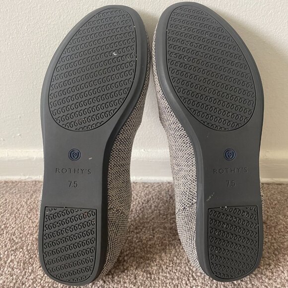 Rothy's The Loafer slip on in heathered gray - Picture 8 of 12